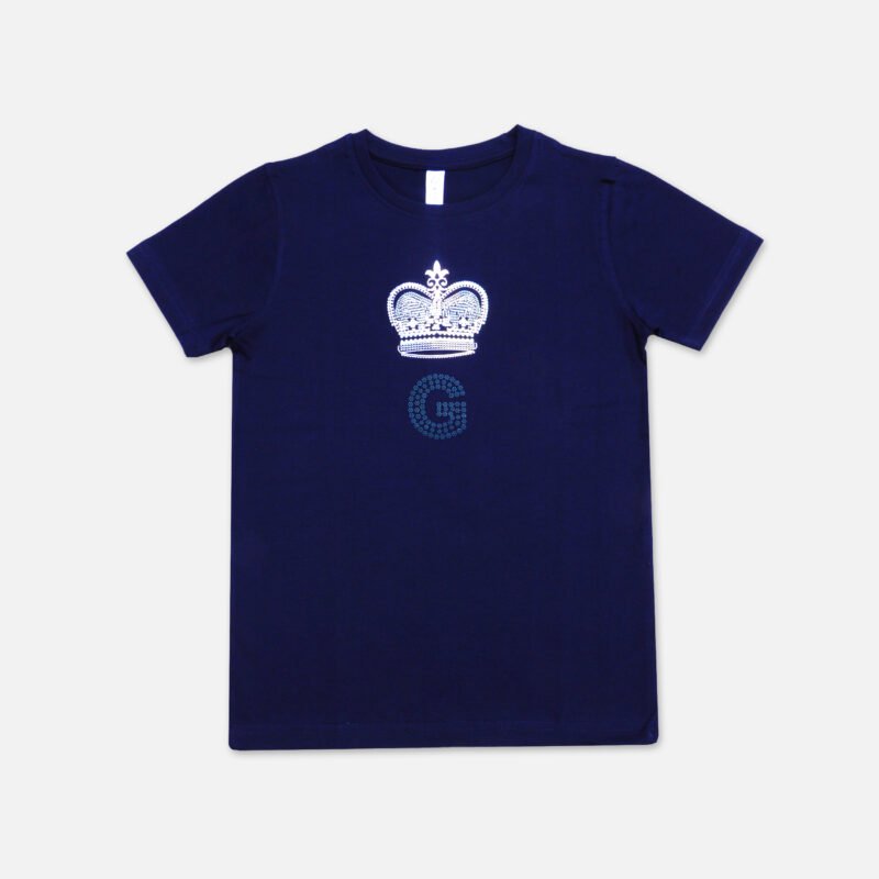 Boys Round Neck T shirt(D Navy)