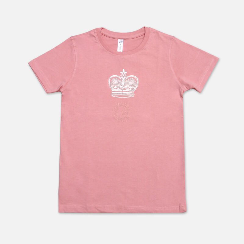 Boys Round Neck T shirt(L Pink)