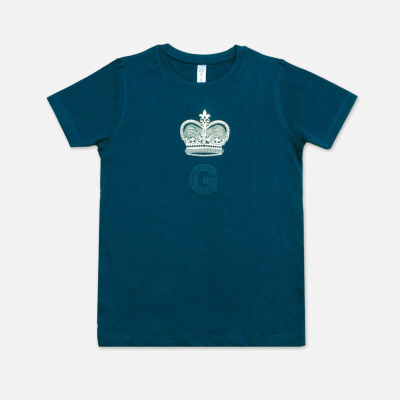 Boys Round Neck T shirt(Deep Teal)