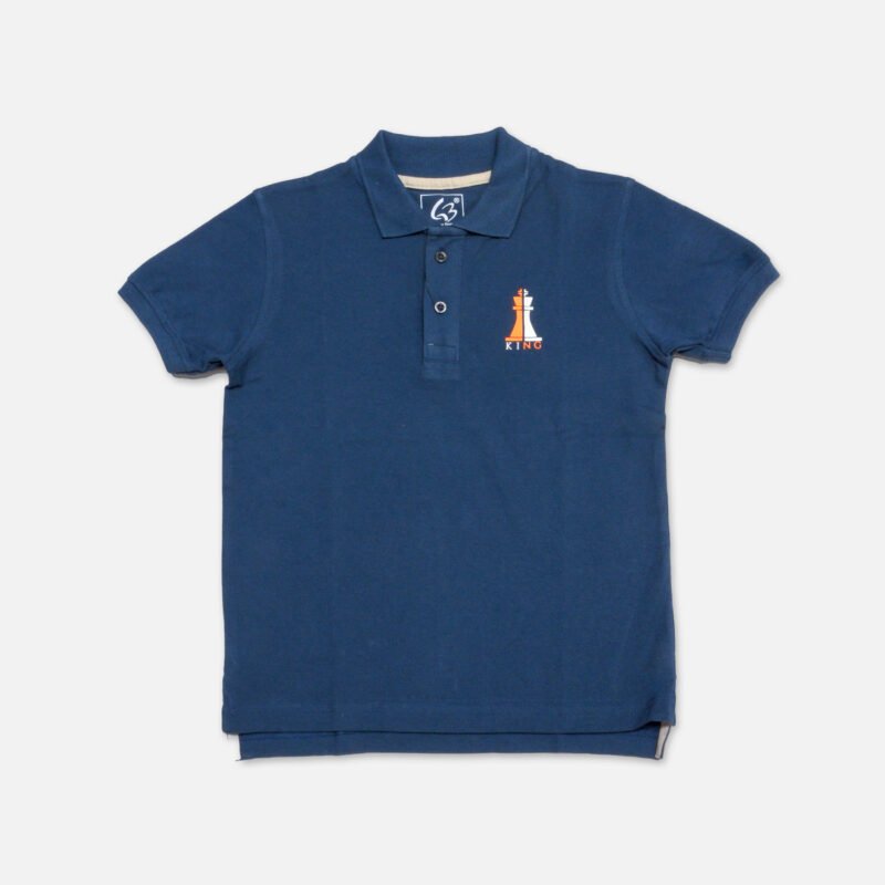Boys Polo T shirt(D Navy)