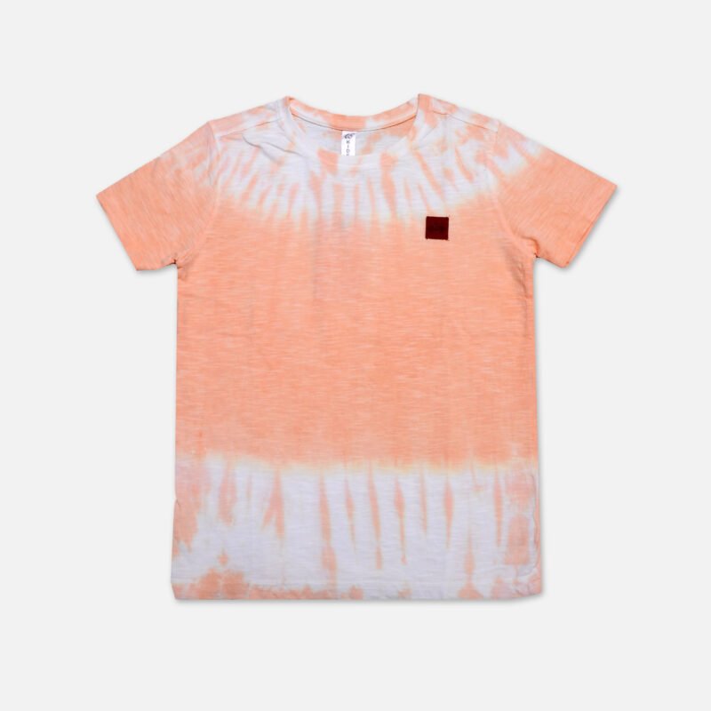 Boys T shirt-(Dye & Dyed) Light Orange